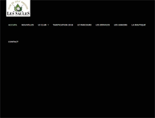 Tablet Screenshot of golfdessaules.com